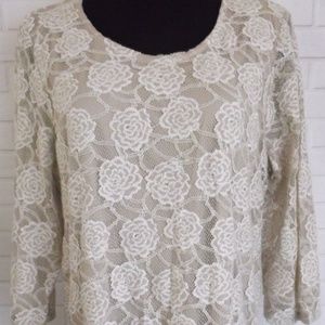 Endless Designs Floral Lace Blouse